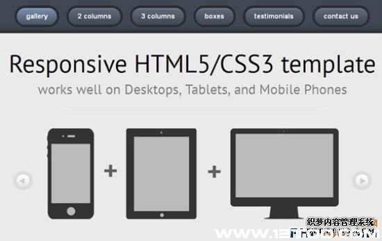 35个最佳响应式HTML5和CSS3模板