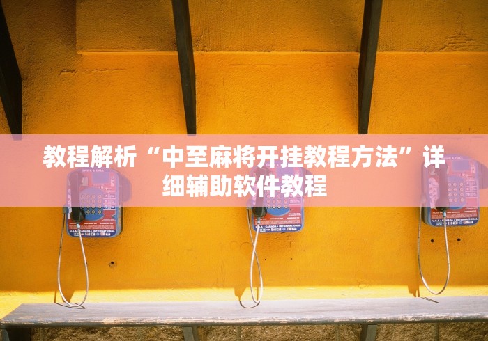 教程解析“中至麻将开挂教程方法”详细辅助软件教程