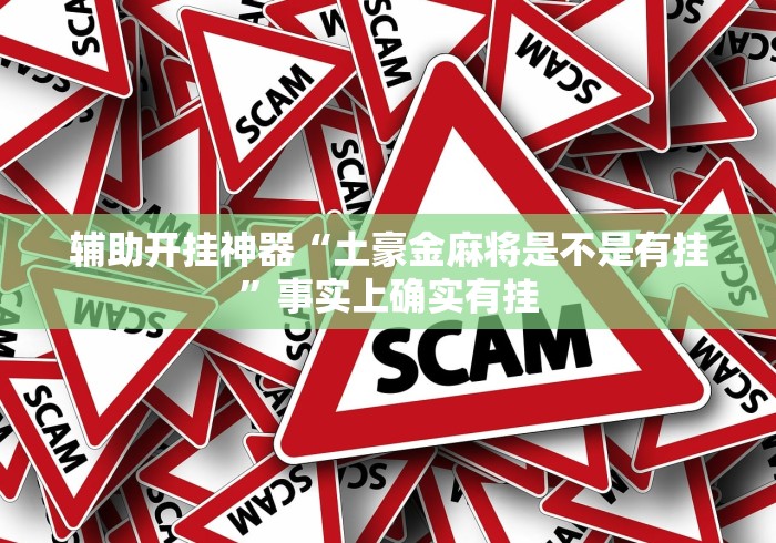 辅助开挂神器“土豪金麻将是不是有挂”事实上确实有挂