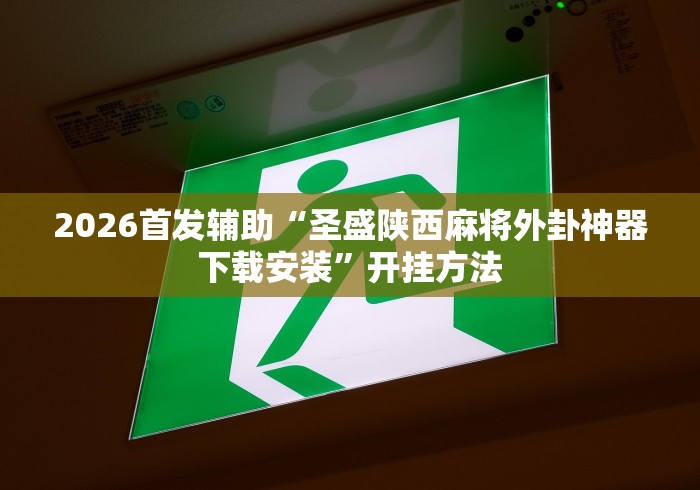 2026首发辅助“圣盛陕西麻将外卦神器下载安装”开挂方法
