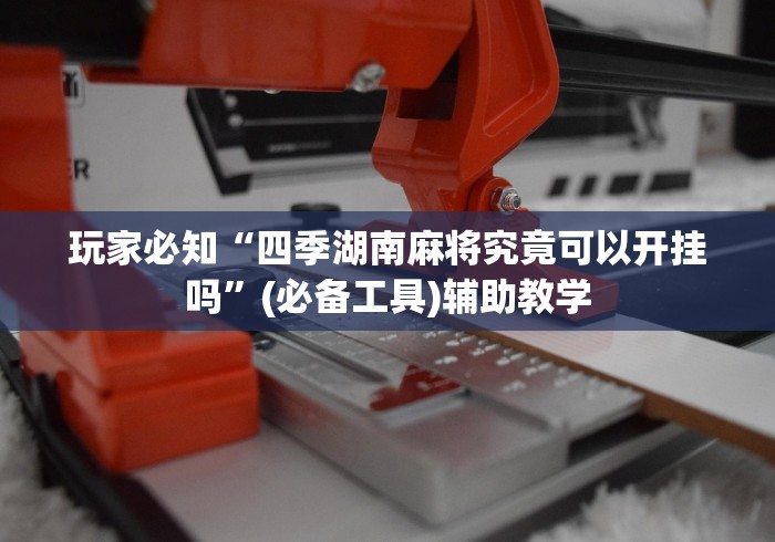 玩家必知“四季湖南麻将究竟可以开挂吗”(必备工具)辅助教学