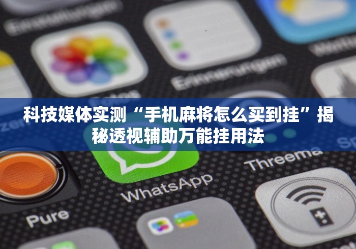 科技媒体实测“手机麻将怎么买到挂	”揭秘透视辅助万能挂用法