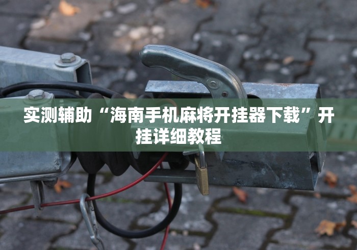 实测辅助“海南手机麻将开挂器下载	”开挂详细教程