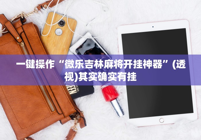 一键操作“微乐吉林麻将开挂神器”(透视)其实确实有挂