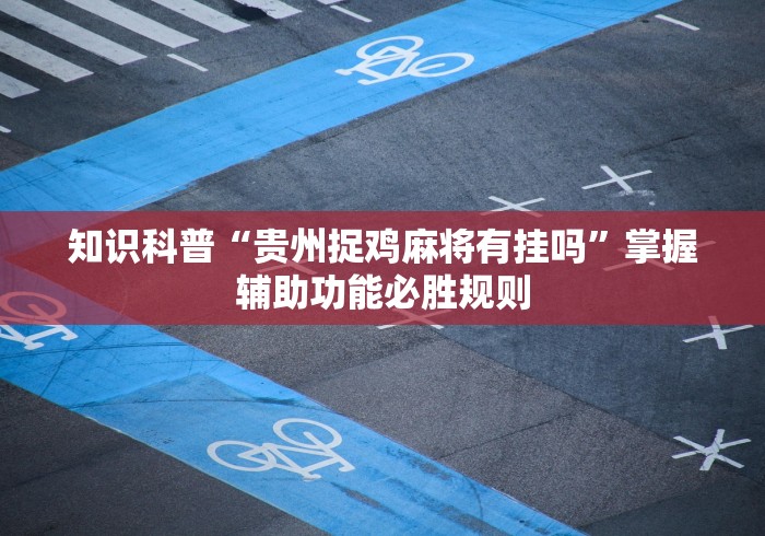 知识科普“贵州捉鸡麻将有挂吗”掌握辅助功能必胜规则
