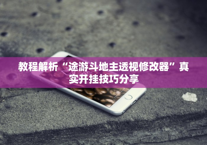 教程解析“途游斗地主透视修改器”真实开挂技巧分享