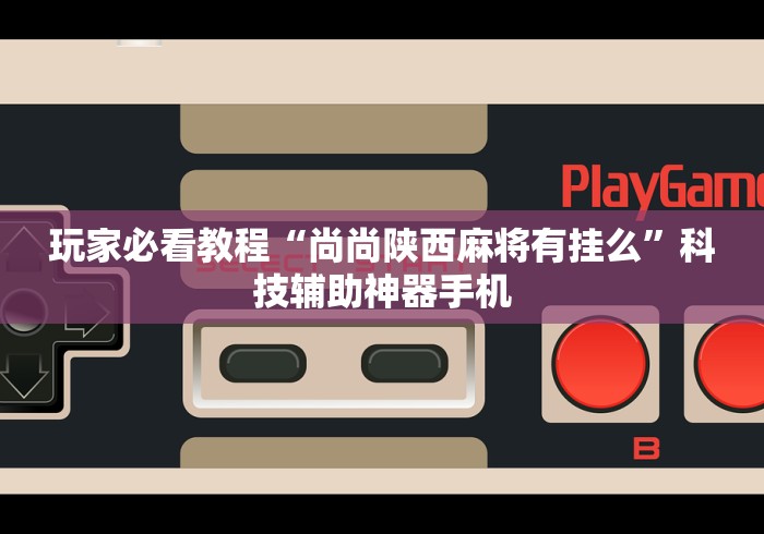 玩家必看教程“尚尚陕西麻将有挂么	”科技辅助神器手机
