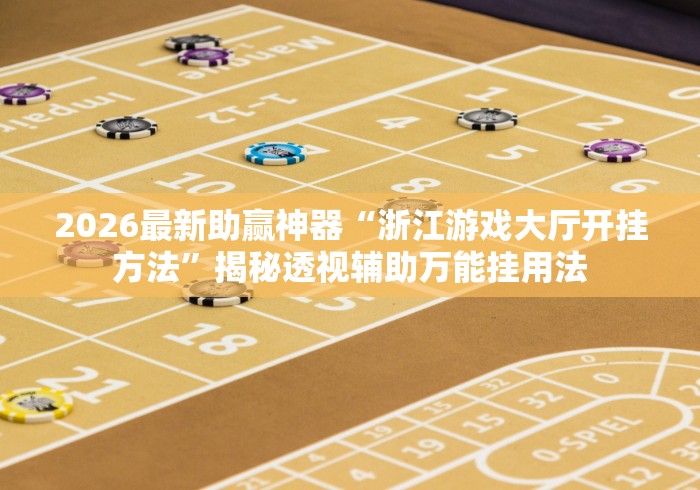 2026最新助赢神器“浙江游戏大厅开挂方法”揭秘透视辅助万能挂用法