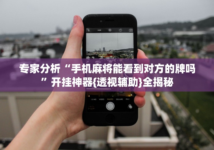 专家分析“手机麻将能看到对方的牌吗	”开挂神器{透视辅助}全揭秘