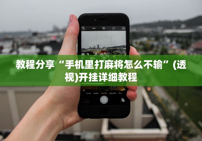 教程分享“手机里打麻将怎么不输”(透视)开挂详细教程