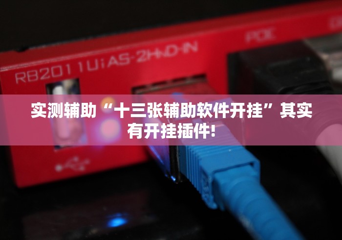 实测辅助“十三张辅助软件开挂”其实有开挂插件!