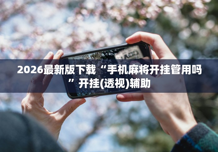 2026最新版下载“手机麻将开挂管用吗”开挂(透视)辅助