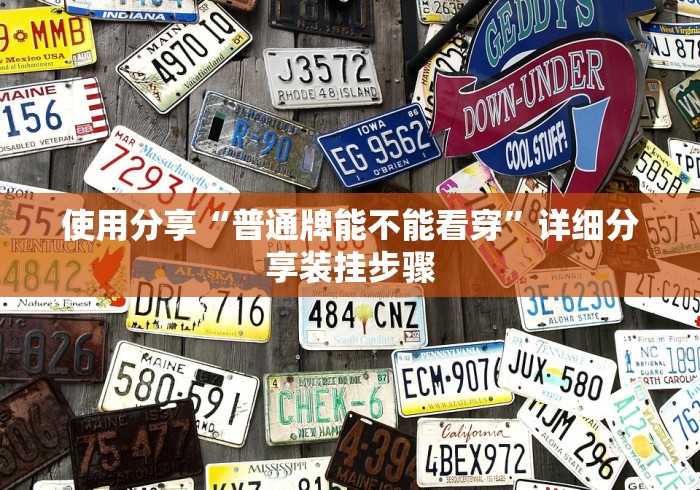 使用分享“普通牌能不能看穿”详细分享装挂步骤