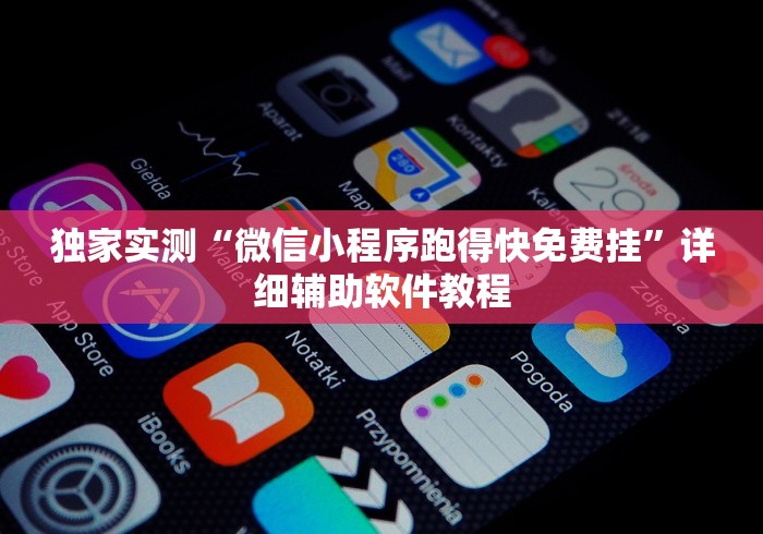 独家实测“微信小程序跑得快免费挂”详细辅助软件教程