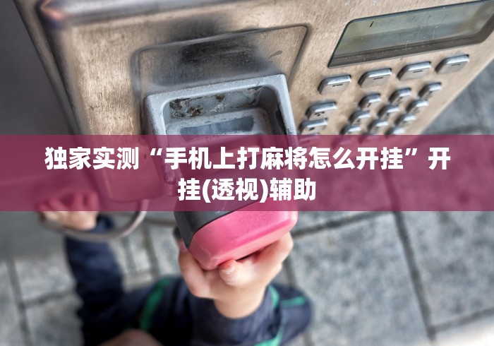 独家实测“手机上打麻将怎么开挂”开挂(透视)辅助