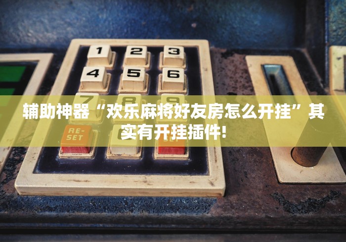 辅助神器“欢乐麻将好友房怎么开挂”其实有开挂插件!