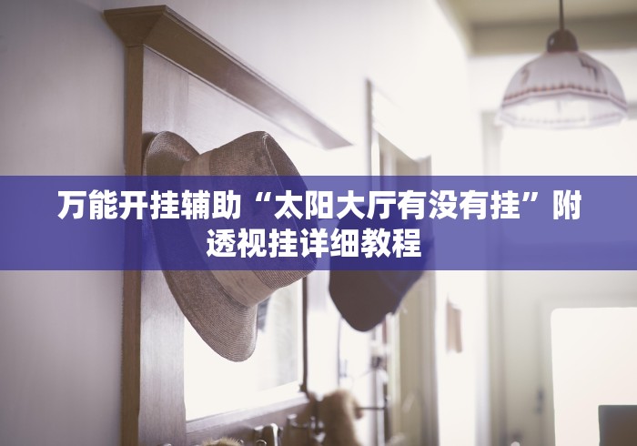 万能开挂辅助“太阳大厅有没有挂”附透视挂详细教程 
