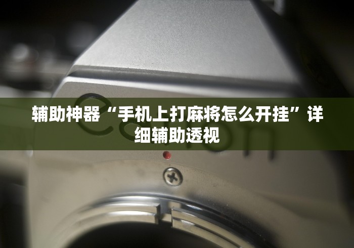 辅助神器“手机上打麻将怎么开挂	”详细辅助透视