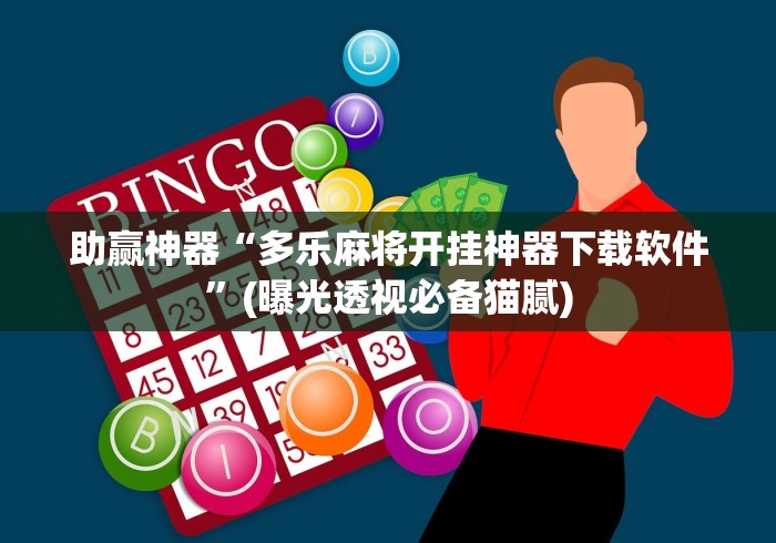 助赢神器“多乐麻将开挂神器下载软件	”(曝光透视必备猫腻)