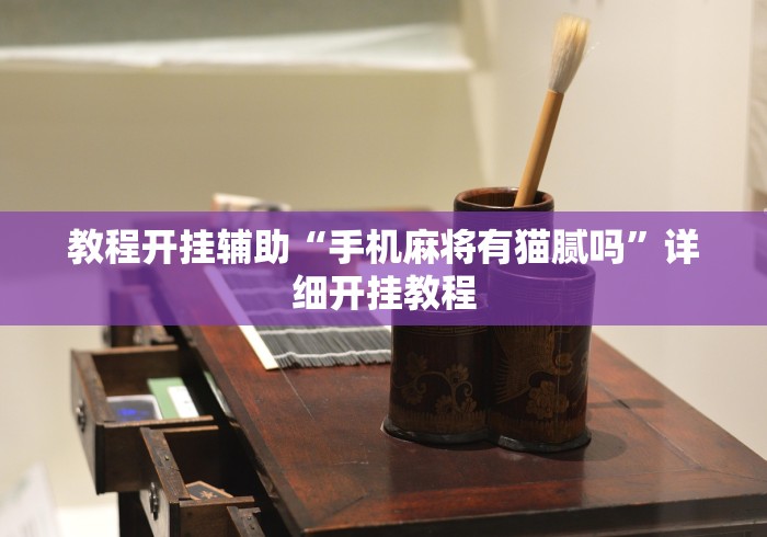 教程开挂辅助“手机麻将有猫腻吗”详细开挂教程