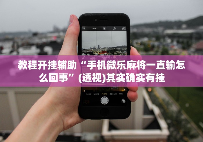 教程开挂辅助“手机微乐麻将一直输怎么回事”(透视)其实确实有挂