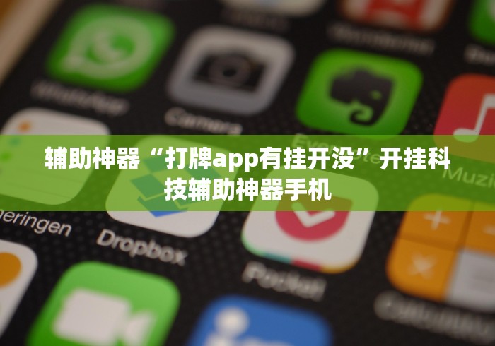 辅助神器“打牌app有挂开没”开挂科技辅助神器手机