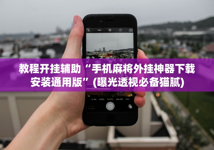 教程开挂辅助“手机麻将外挂神器下载安装通用版”(曝光透视必备猫腻)