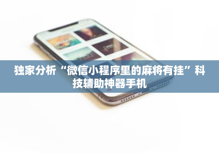 独家分析“微信小程序里的麻将有挂”科技辅助神器手机