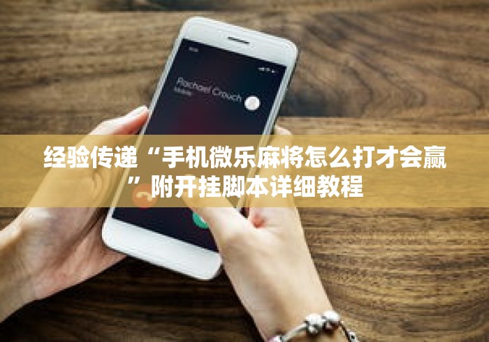 经验传递“手机微乐麻将怎么打才会赢”附开挂脚本详细教程