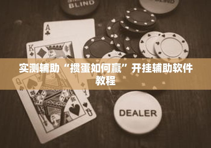 实测辅助“掼蛋如何赢”开挂辅助软件教程