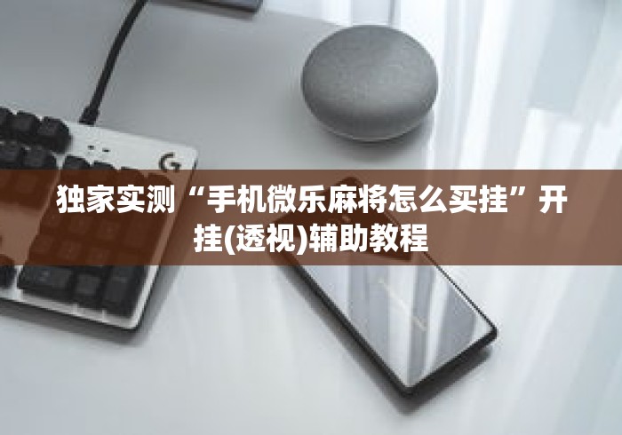 独家实测“手机微乐麻将怎么买挂	”开挂(透视)辅助教程